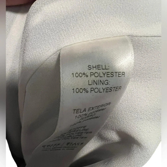 White House Black Market Panel Maxi Dress Keyhole Neck Silver Metal Clasp Size 2 - Picture 10 of 12